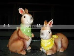 Ceramic Easter Rabbit Jar Handmade thumbnail-1