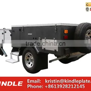 High Quality Rear Folding Tent Camping Trailer Car Camper thumbnail-3