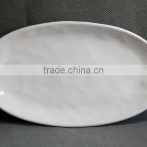 White Thread Melamine Storage Plate thumbnail-1