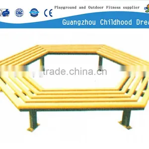 (HD-19403)Hexagonal Park Wooden Bench thumbnail-1