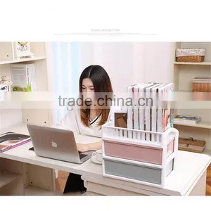 Two Size of Macaron Plastic Desktop Drawer thumbnail-2