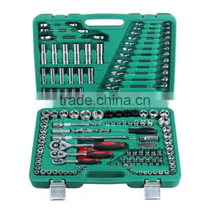 150pcs Socket Set (1/2" & 1/4") CRV SOCKET WRENCHES TOOL BOX BITS BOX thumbnail-1