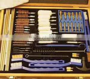 High Quality Gun Cleaning Kit in Wooden Box thumbnail-6