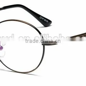 New 2016 Vintage Metal Frame Flat Lens Korean Glass Frame for Men and Women Can Match Myopia thumbnail-2