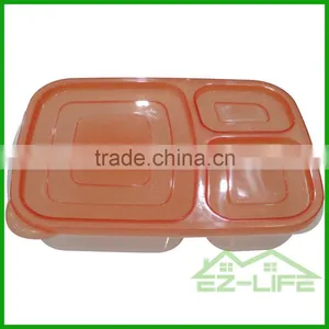 Best Plastic Disposable Compartment Cleakproof Heap Plastic Lunch Box With Lock thumbnail-3