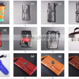 2017 Fashionable Leather Scissors Holder Case Different Kinds Barber Bag thumbnail-1