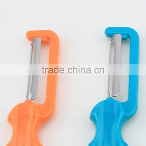 Plastic Flat Handle Stainless Steel Blade Vegetable Peeler thumbnail-5