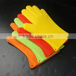 11030 Silicone Heat Resistant Grilling BBQ Gloves for Cooking, Baking, Smoking & Potholder thumbnail-6
