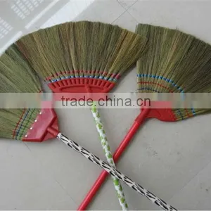 Broom With Wooden Handle Used for Garden Broom thumbnail-1