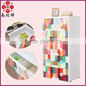 Colorful Locking Plastic Clothing Cabinet thumbnail-1