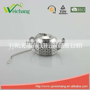 WCTS182A Good Quality Hot Sale Stainless Steel Teapot Shape Funny Shape Tea Ball Tea Infuser thumbnail-2