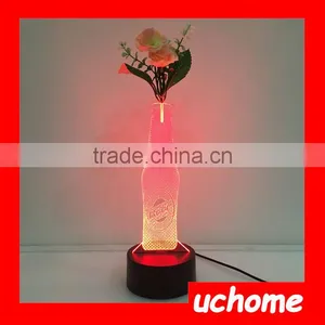 UCHOME Beer Bottle Lamp 3D Illusion Lamp Custom Led Light thumbnail-3