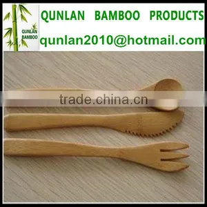 Eco-friendly Bamboo Dessert Spoons And Forks thumbnail-1
