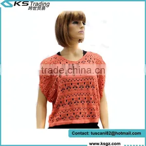 Wholesale Fashion Casual Hollow Line Lady Knitwear thumbnail-1