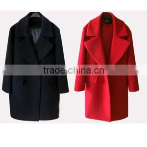 Women Trench Coat Parka Lady Thicken Warm Winter Overcoat Long Jacket Outwear thumbnail-2