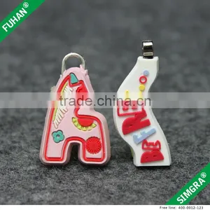Factory Price Fancy Design Shape Garment Plastic Zipper Pullers thumbnail-6
