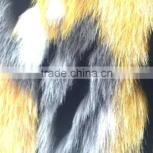 100% AC Multi-color Three-dimensional Jacquard Artificial Fur Fabric thumbnail-1