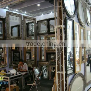 Wood Framed Wonderful Antique Rectangle Bevelled Wall Mirror thumbnail-1