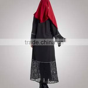 Custom Your Logo Islamic Abaya Dress Online Shopping India Export Clothing thumbnail-3