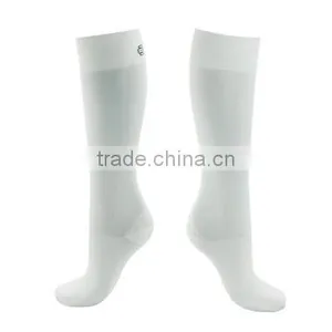 White Elite Basketball Compression Sock thumbnail-1