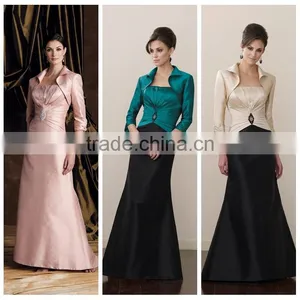 High Quality Cocktail Long Sleeve Mature Women Sexy Night Dress thumbnail-1