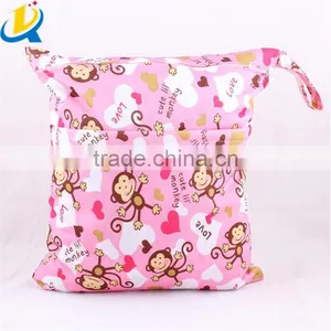 Hot Selling Popular Foldable Waterproof Cute Colorful Custom Diaper Bag thumbnail-1