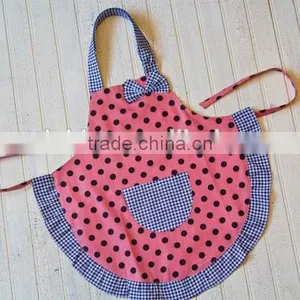 Princess Apron Kids Baby Girl Cotton Apron for You Little Lovely thumbnail-3