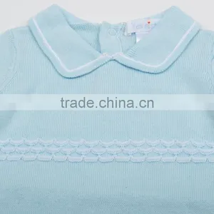 2017 New Design Knitted Baby Romper Set Boys Romper With Hat Wholesale Kids Romper thumbnail-2