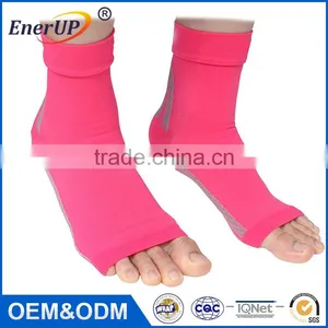2017 China Good Quality Nylon Heel Arch Support Ankle Sock Open Toe Compression Socks thumbnail-5