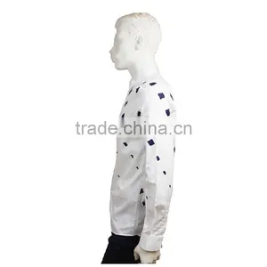 2016 Alephan Men Cotton Shirt White Printing Shirt thumbnail-2