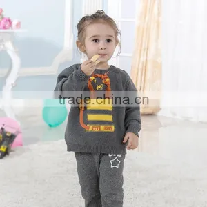 S17696A Wholesale Sweater Knitting Patterns Children Pullover Kids Sweater 2017 thumbnail-1