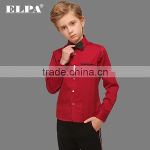 Slim Fit Soft Cotton Boys Red Shirt thumbnail-1