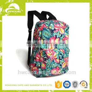 Cotton Fabric Fashion Cheap Wholesale Backpack for School thumbnail-1