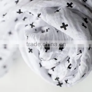 Baby Cotton Blanket Muslin Swaddle Super Soft thumbnail-4