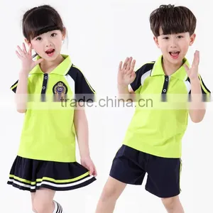 Custom Childrens Schoolwear Simple Pattern School Uniform Shorts for Small Children thumbnail-1