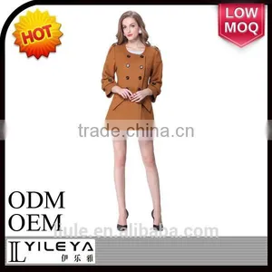 2015 Latest Russian Winter Design Elegant Lady Fashoin Coat thumbnail-4