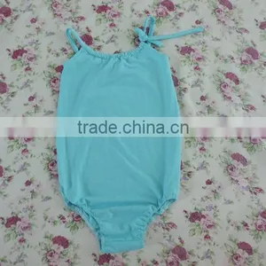 2016 Summer Hot Lovely Toddlers Swing Top Cotton Backless One-piece Strappy Halter Swimwear Comfortable Wholesale Swimwear thumbnail-2