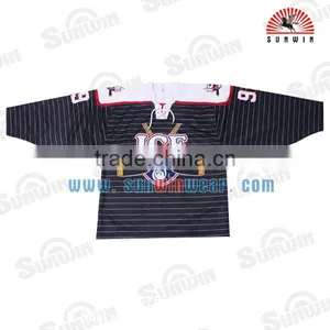 Custom-made Sublimation Printed Polyester Ice Hockey Jersey Wholesale thumbnail-1