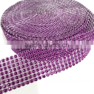 Diamond Wrap Ribbon 1.4INCHx10 YARDS-for Wedding Decorations/Party/Home Decor thumbnail-3