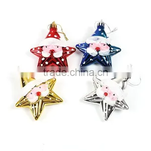Plastic Party Decorations Multicolor Christmas Santa Claus Pentagram Star thumbnail-1