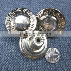 Metal Buttons Rhinestone Button For Jeans thumbnail-1