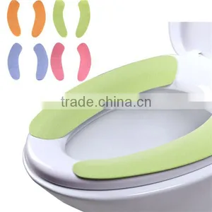 2016 New Multi-color Bathroom Warmer Toilet Seats Mat Closestool Washable Soft Seat Cover Lid Cover Mat Pad Cushion thumbnail-2