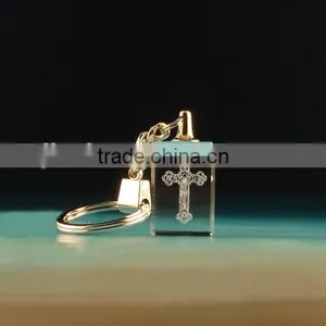 Luxury 3D Personalized Engraving Crystal Keychain thumbnail-6