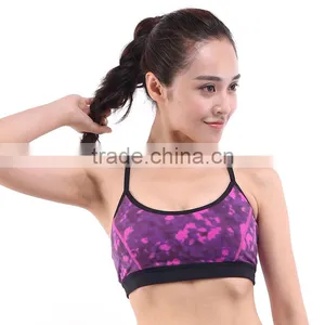 Women's Workout Yoga Clothes Activewear Printed Sports Bras thumbnail-4