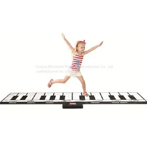 Gigantic Piano Mat, SLW968, Black & White thumbnail-1