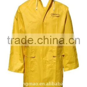Heavy Duty PVC/Poly/PVC Rain Coat thumbnail-1