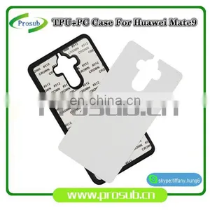 2d Sublimation Heat Transfer PC +TPU Silicon Blank Cell Phone Case for Prosub-Huawei Mate 9 thumbnail-4