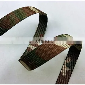 Customized 3/4'' Camouflage Ribbon Military Ribbon Polyester Webbing thumbnail-4