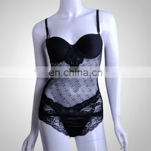 Hot Sale Black Lace Transparent Sexy Camisole thumbnail-6