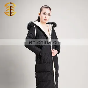 Wholesale China Long Style Women Outdoor Quilted Lady Down Jacket thumbnail-3